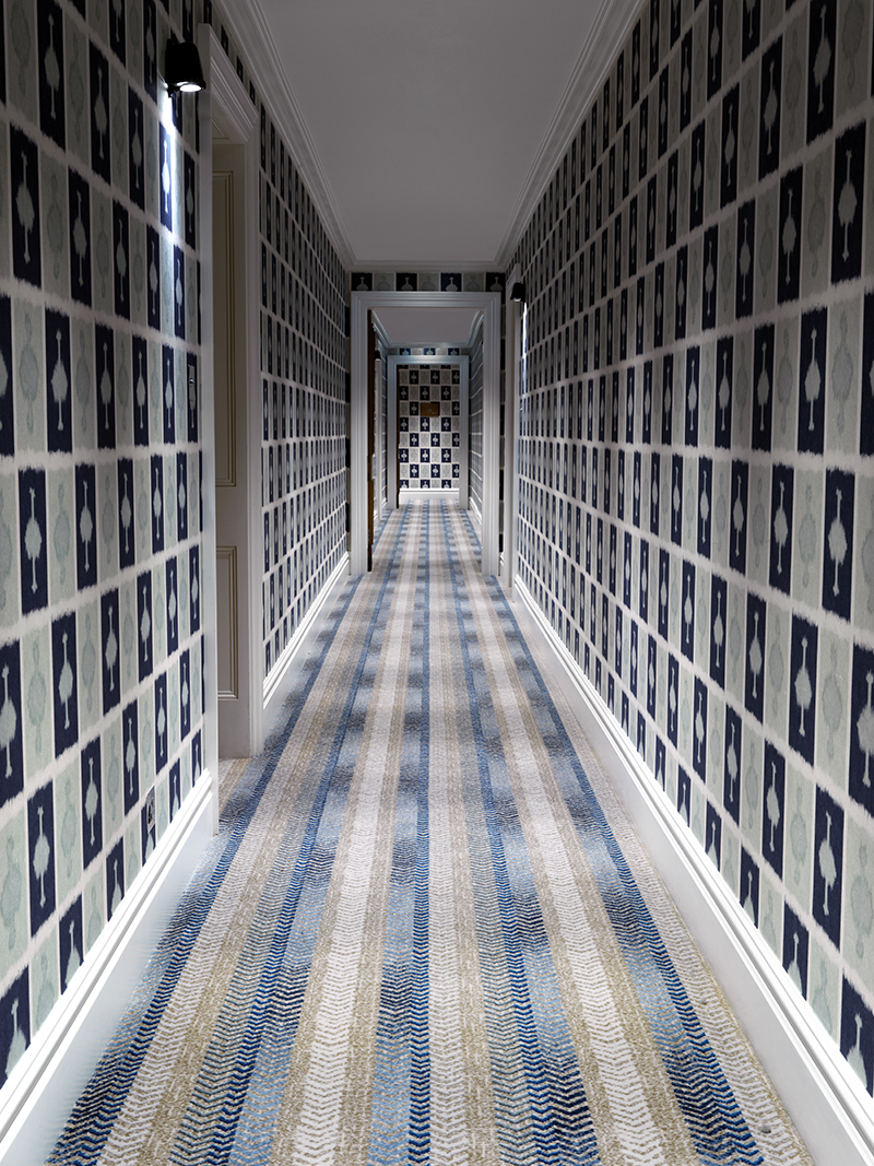 Kit Kemp Wilton Carpet Collection The Soho Hotel - By Way Blue web