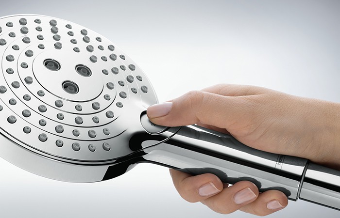 Design Insider Hansgrohe PowderRain Shower Button