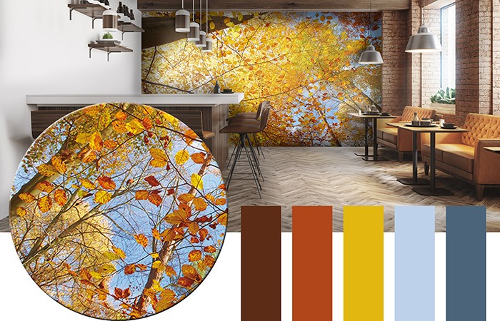 Design Insider Tektura Wallcoverings Richard Osbourne Autumn Leaves