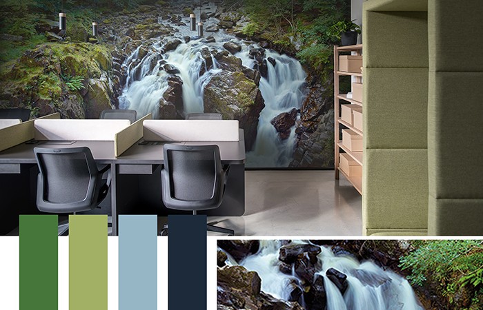 Design Insider Tektura Wallcoverings Richard Osbourne Waterfall